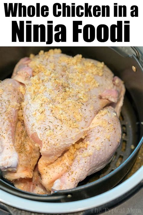 How to Cook a Whole Ninja Foodi Chicken | Pressure cooker recipes ...