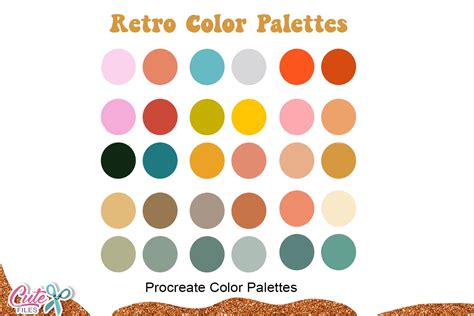 Retro Color Groovy Palette For Procreate | lupon.gov.ph