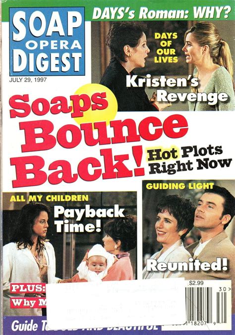 SOAP OPERA DIGEST Magazine July 29 1997 Louise Sorel Eileen Davidson ...