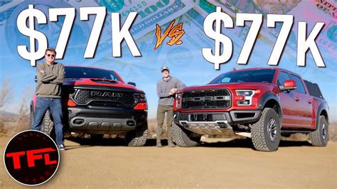 Ram TRX vs. Ford F-150 Raptor: Which Gets You The Most Truck for ...