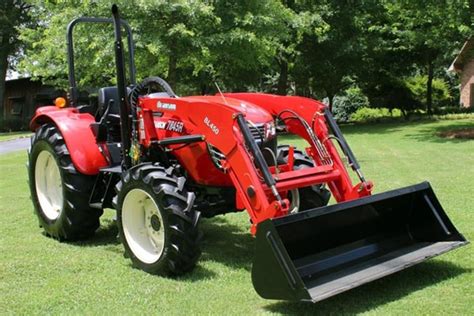 Branson Tractors With Loader and Backhoe Attachments