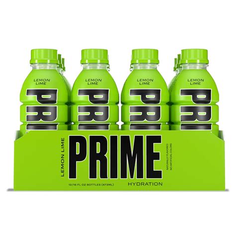 Amazon.com : Prime Hydration with BCAA Blend for Muscle Recovery Lemon Lime (12 Drinks, 16 Fl Oz ...