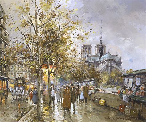 Paris, La Cathedrale Notre Dame - Antoine Blanchard - Rehs Gallery