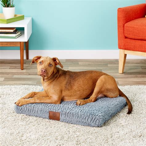 AMERICAN KENNEL CLUB Orthopedic Dog Crate Mat, Blue Gray, 24-in - Chewy.com