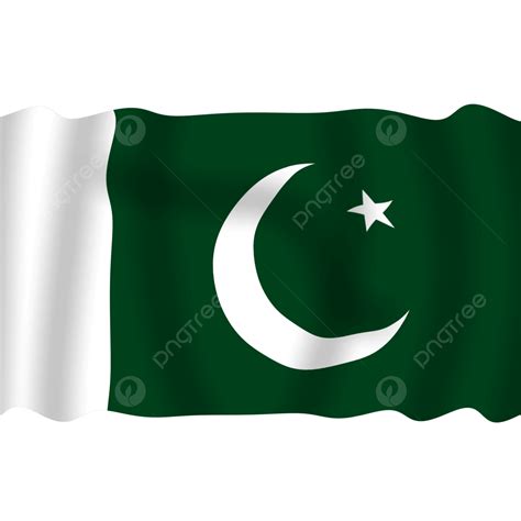 Pakistan Flag Outline