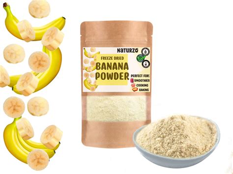 Freeze dried Banana powder • naturzo.com