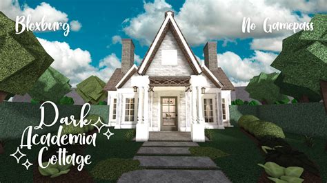 Roblox Bloxburg | Dark Academia Cottage | Speedbuild Tour | Minami Oroi : r/Bloxburg