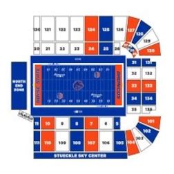 Albertsons Stadium Seating Map | Elcho Table