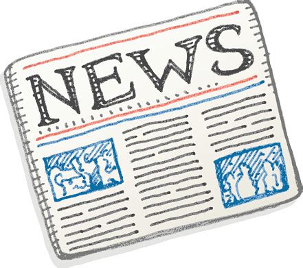 An Animated Illustration Of A Newspaper Icon Stock Illustration - Download Image Now - iStock