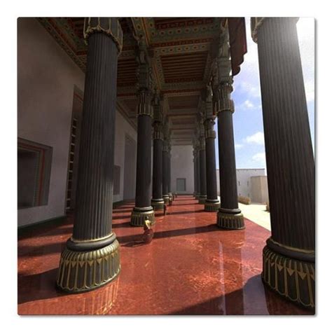 Reconstruction of Apadana Palace - The audience hall of Persepolis, the ...