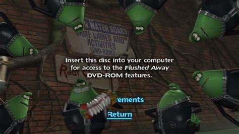 Flushed Away - DVD Menu Walkthrough - YouTube