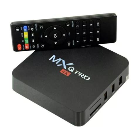 Tv Box 4k MXQ Pro 64 Gb de Memória Interna + 4 GB de Ram Android 10.1 ...