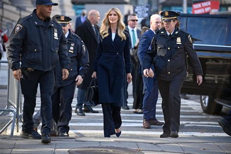 Ivanka Trump - Arrives to Supreme Court in Manhattan 11/08/2023 ...