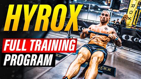 Hyrox Training Plan: Optimize Your Fitness Competition Strategy | The ...