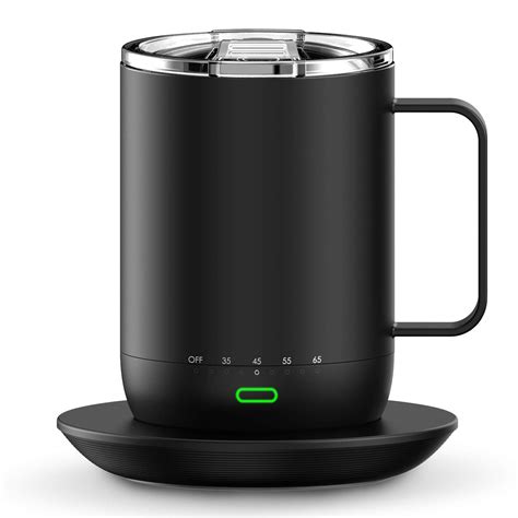 Smart Mug Warmer with Double Vacuum Insulation,VSITOO S3 Pro App Temperature Control Coffee Mug ...