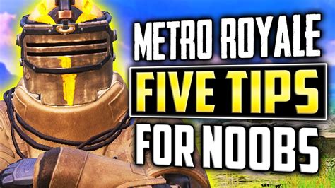 5 Tips and Tricks That Will *MAKE YOU PRO* on Metro Royale! - YouTube