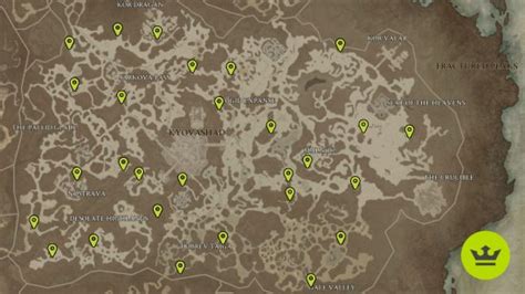 All confirmed Diablo 4 Altar of Lilith locations so far