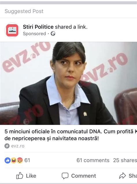 Stiri Politice “pe Bune” Sponsored pe FB : r/Romania