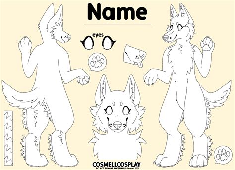 Feline Fursuit Reference Sheet