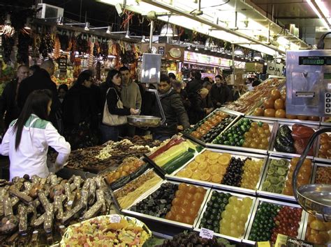 Free Images : market, barcelona, marketplace, bazaar, public space, selling, human settlement ...