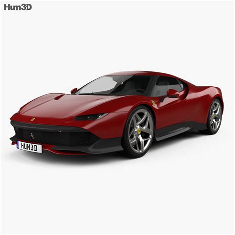 Ferrari SP38 2018 3D model - Vehicles on Hum3D