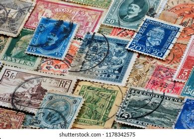 Philately Field Collecting Studying History National Stock Photo ...