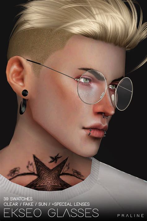 Sims 4 CC's - The Best: Glasses by Pralinesims