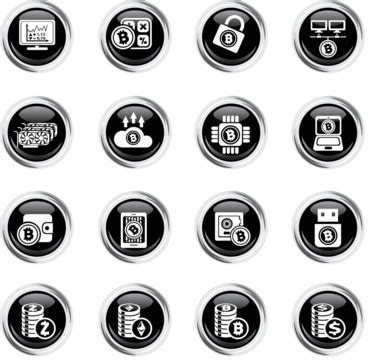 Cryptocurrency And Mining Icon Set Icon Zec Altcoin Vector, Icon, Zec, Altcoin PNG and Vector ...