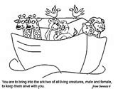 Noah's Ark Coloring Pages