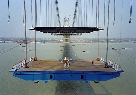 JiangYin suspension bridge, China. Erection engineering for deck and ...