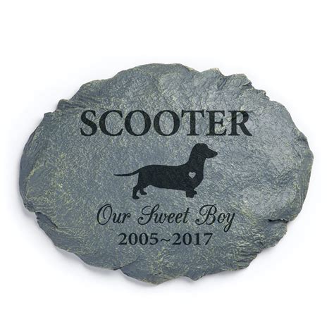 Custom Personalization Solutions Personalized Dog Memorial Garden Stone | Petco