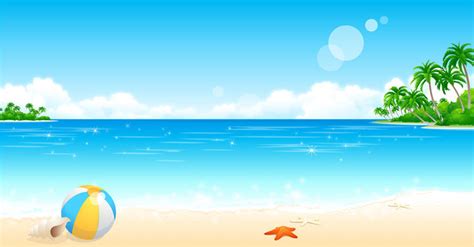 Beach Background Images Clipart