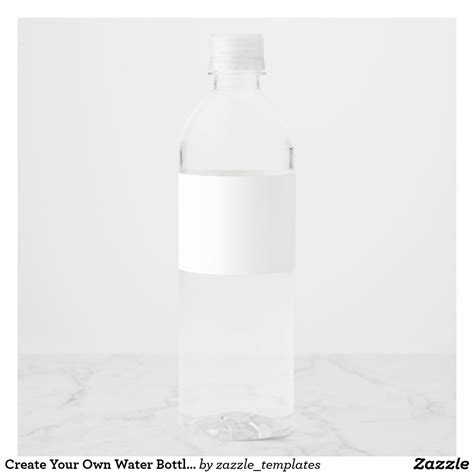 Create your own Food and Beverage Label Set | Zazzle | Custom water ...