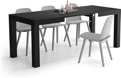 Amazon.com: Expandable Dining Table for 1-10 Person | WoodenTable with Sideboard Storage MDF ...