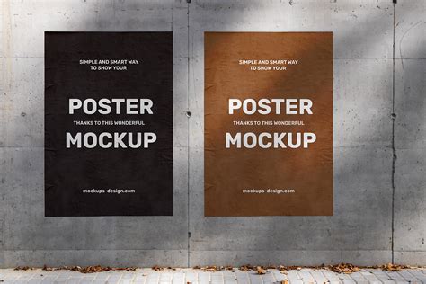 Poster wall mockup - Instant Download