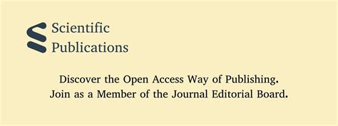 Join the Editorial Board - Scientific Publications