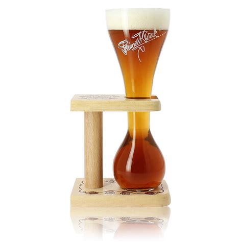 Kwak Belgium Drinking Glass With Stand - Beerhunter