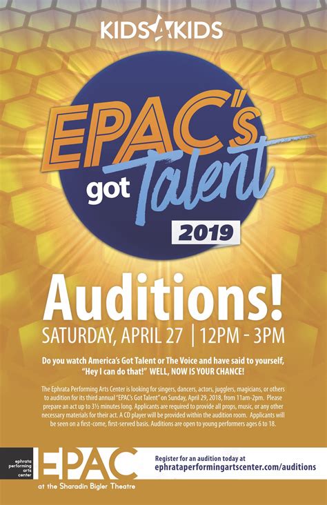 talent-audition | Ephrata Performing Arts Center