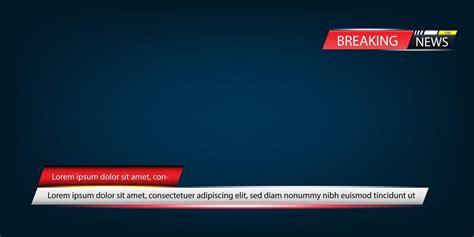 Breaking News template title background for screen TV. 2998200 Vector ...