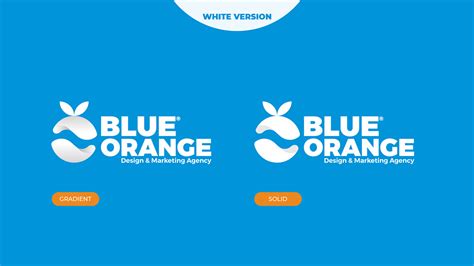 Blue orange logo - Rebranding - :: Behance