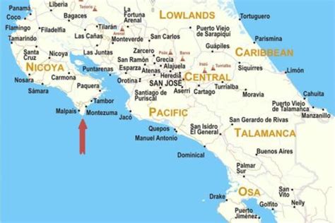 Nicoya Peninsula Driving Directions-Getting To Nicoya Peninsula From San Jose, Costa Rica ...