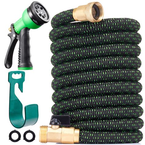 Buy 100ft Expandable Garden Hose - 2021 Upgraded Expanding Water Hoses ...