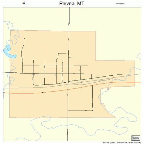 Plevna Montana Street Map 3058450