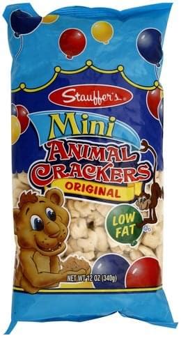 Stauffers Original Mini Animal Crackers - 12 oz, Nutrition Information ...