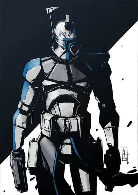 Rex is fully prepared for battle | Star wars trooper, Star wars images, Star wars drawings