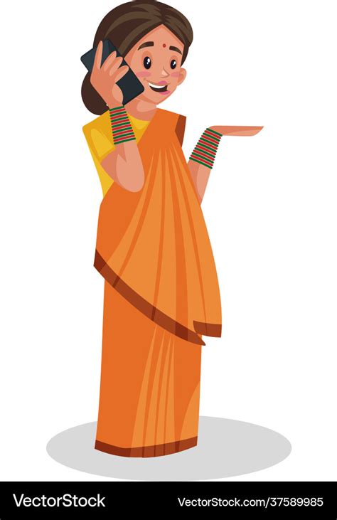 Goddess sita cartoon character Royalty Free Vector Image