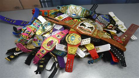 CUSTOM WWE FIGURE BELT COLLECTION! 60+ BELTS! - YouTube