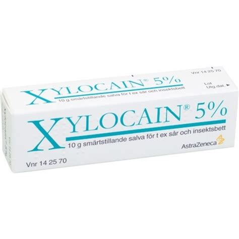 Köp Xylocain, salva 5 % 10 gr - på MEDS.se