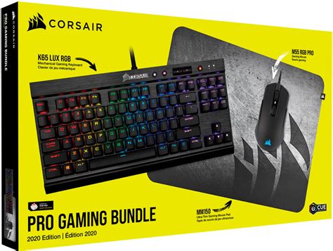 Customer Reviews: CORSAIR PRO GAMING BUNDLE, 2020 Edition: K65 LUX RGB ...