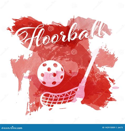 Floorball Equipment Cartoon Vector | CartoonDealer.com #18175767